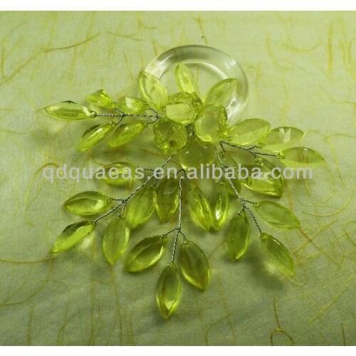 Beaded wedding napkin ring, napkin holder, decoration napkin ring