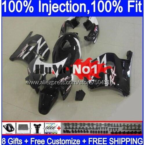 Injection Body For HONDA CBR250RR silver black CBR 250 RR MC19 1988 1989 134MC.17 CBR250 RR CBR 250RR 250R 88 89 OEM Fairing Kit