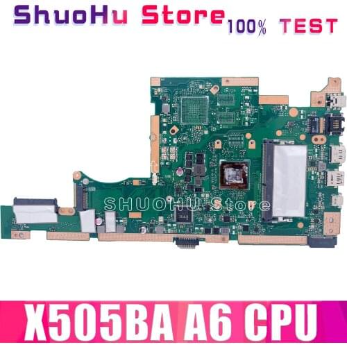 KEFU X505BA For ASUS X505BP X505B Laptop Motherboard Tested 100% work original A6-7310P CPU Onboard RAM