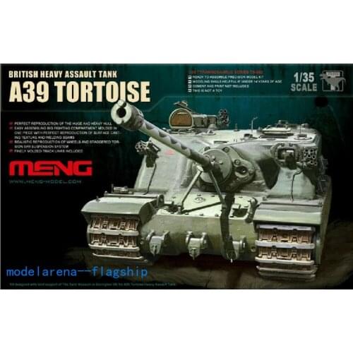 Meng Model TS002 1/35 Bristish Heavy Assault Tank A39 Tortoise Plastic Model Building Kit