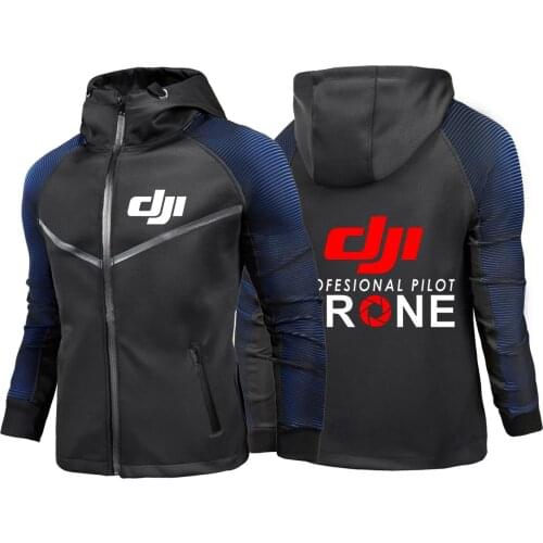 2021 Mens Spring and Autumn DJI Professional Pilot Drone Print Logo Designer Motorcycle Jackets Riding Protective Suit Custom