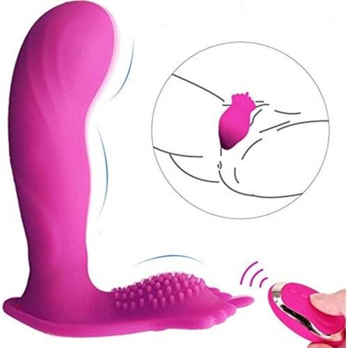 Invisible Wearable G-Spot Panties Vibrator Remote Control Strap on Dildo Vibrators Sex Toys Rechargeable Clitoris Stimulator