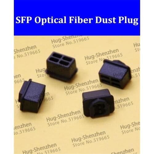 China wholesale !SFP optical fiber black silicon dust plug /dust cover for SFP optical transceiver with free shipping 100pcs/lot