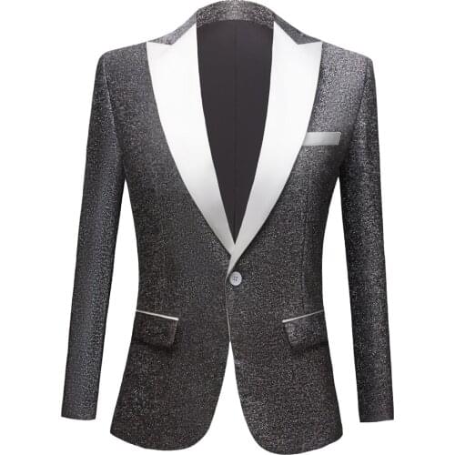 New Slim Fit Mens Grey Suits Sets Blazer Set For Wedding Groomman Slim Fit Casual Business Groomsmen Ivory Lapel Tuxedos