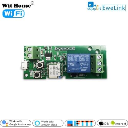 EWeLink wifi switch DC 5V 12v 24v 32v Inching/Self-Locking wireless Relay module Smart home Automation for Door access RF 433Mhz
