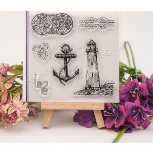 Anchor lighthouse Transparent Clear Silicone Stamp/Seal for DIY scrapbooking/photo album Decorative clear stamp A501