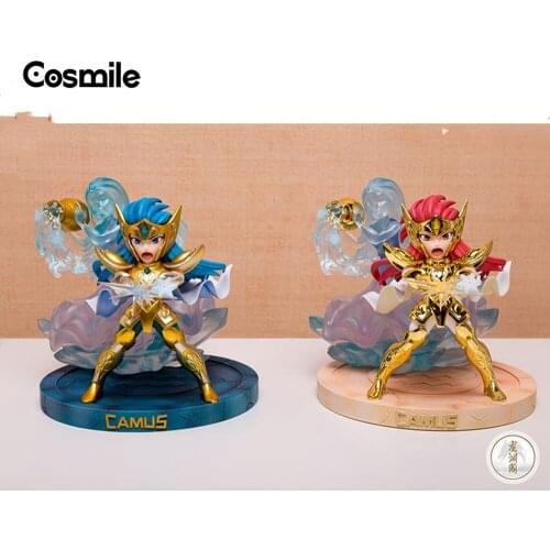 Cosmile Anime Saint Seiya Gold Saint Camus Aquarius Figure Doll Model Toy Figurine Limited Statue Cosplay Props C in Stock