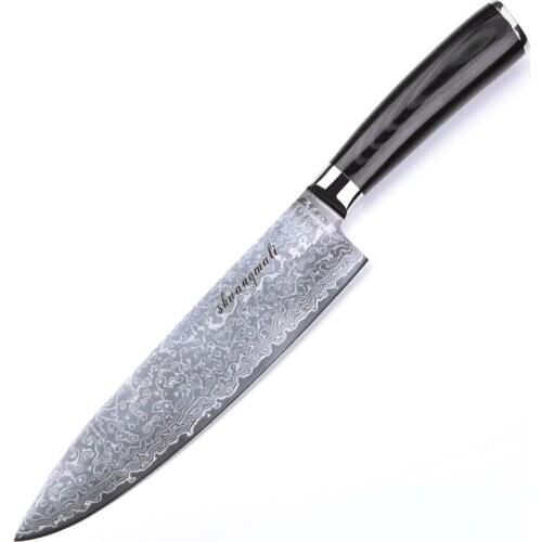 High Quality Chef Knife 67 Layers VG10 Steel Japanese Kitchen Knives 8 inch Damascus Knife Cook Cutting Slicing Tool Kitchen