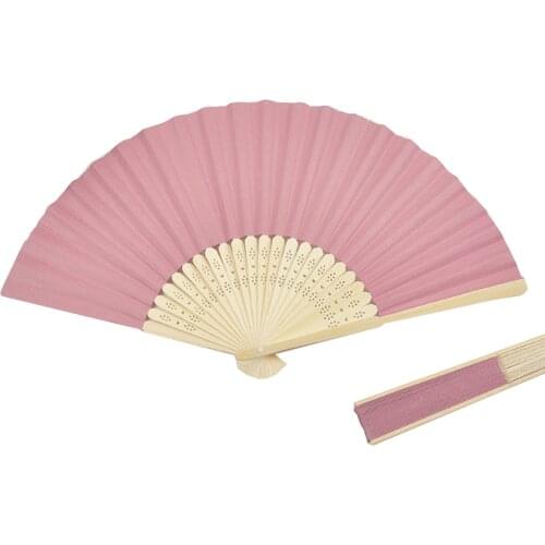 1pcs 21x38cm Chinese Folding Elegant Paper Hand Fan Wedding Party Favors Decorations Birthday Baby Shower Party Supply 15Color