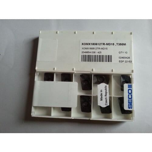 10 PCS CARBIDE INSERT XOMX180612TR-MD15 T350M