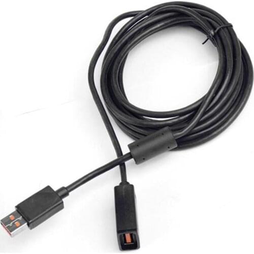 100pcs a lot Wholesale Kinect Sensor Extension Cable for Xbox 360 Kinect