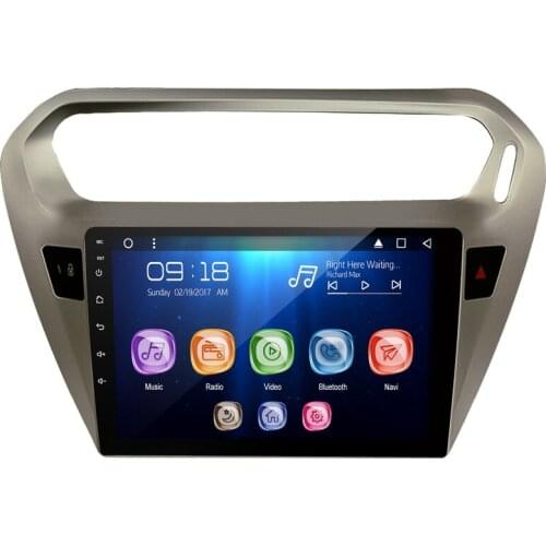 Allways 10.1" IPS Screen Android 9.0 Octa-core Ram 2GB Rom 32GB Car Multimedia for Peugeot 301/ Citroen Elysee 2014 2.5D touch