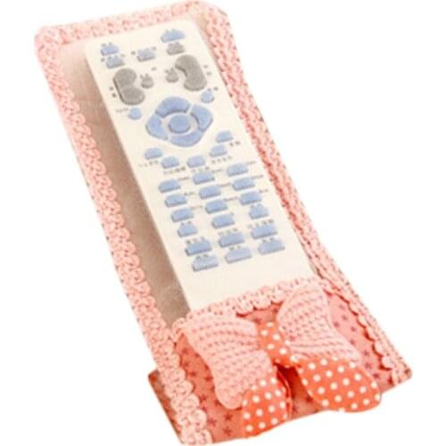 TV Air Conditioning Remote Control Case Cover Lace Cover Greaseproof Pastoral Dustproof Bag Air Condition Protection Hot
