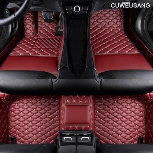 CUWEUSANG Custom Car floor Foot mat For suzuki grand vitara 2008 jimny sx4 swift car accessories waterproof carpet rugs