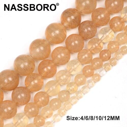 Round Tea Watermelon Stone Natural Stone Beads For Jewelry Making 4mm 6mm 8mm 10mm 12mm Fashion DIY Bead Bracelet Handmade craft