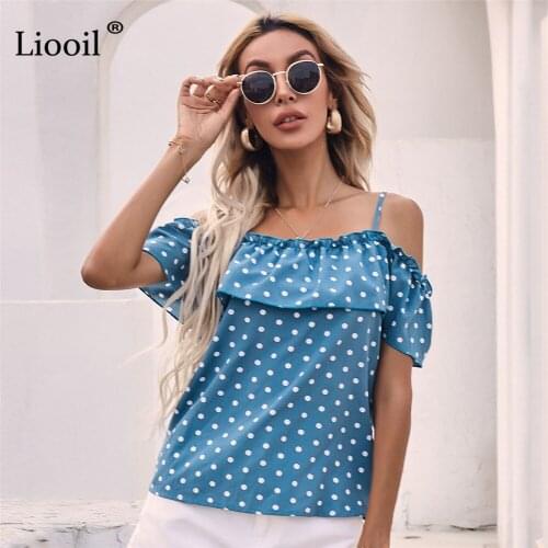 Женские топы с открытыми плечами Liooil China At AliExpress