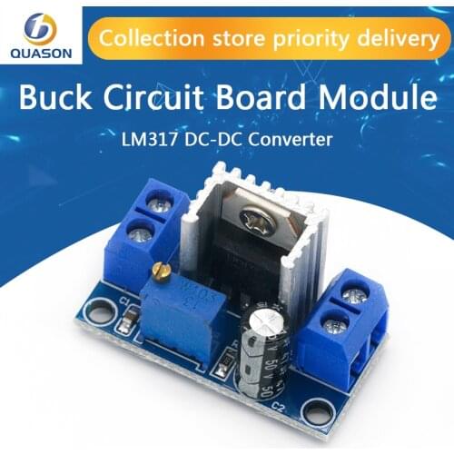 LM317 DC-DC Converter Buck Step Down Circuit Board Module Linear Regulator LM317 Adjustable Voltage Regulator Power Supply