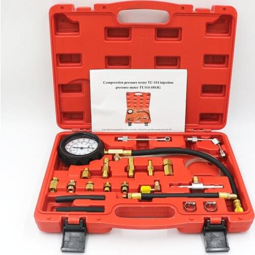 AZGIANT 0-140 PSI Fuel Injection Pump Injector Tester Pressure Gauge Gasoline Fuel Pressure Detection Tools