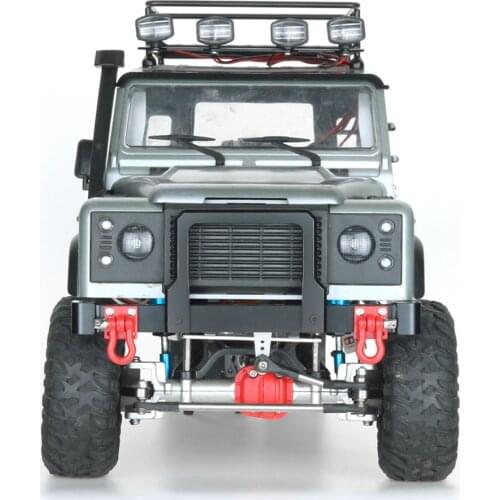 Metal Front Bumper Protection Board with Buckle for MN D90 99S MN45 MN45K RC Car Upgrade Modification Parts