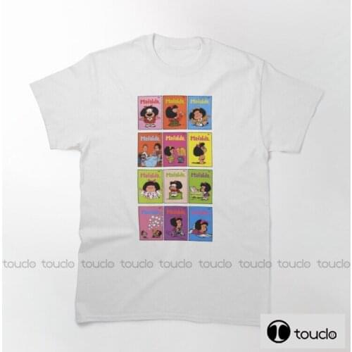New Mafalda Poster T-Shirts For Men T-Shirt Men Brand Geek Cotton T-Shirts Funny T-Shirt Rock T Shirt Woman Tshirts