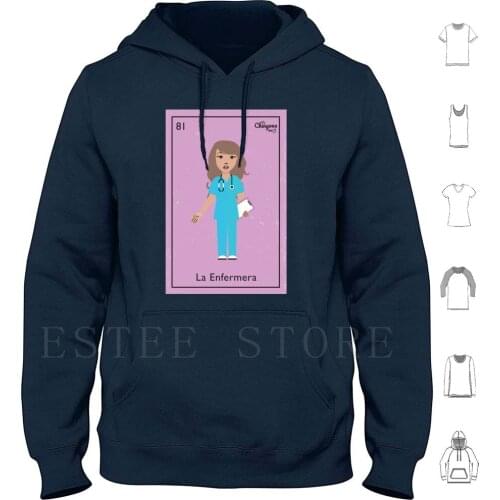 La Enfermera #2 Hoodies Long Sleeve Nurse Nursing Nurselife Nursepractitioner Nstanursing Nurseproblems