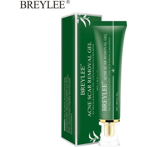 BREYLEE Acne Scar Removal Gel Pigmentation Soothing Prevent Fade Acne Marks Spots Remove Skin Acne Treatment Serum Essence 30g