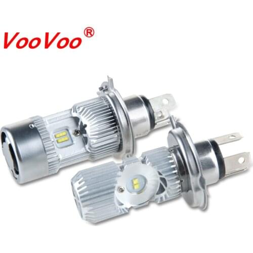 VooVoo HS1 H4 Led Motorcycle Headlight Bulbs P43t Led 2400LM H/L Lamp Scooter ATV Moto Accessories Fog Lights 6000K For Suzuki