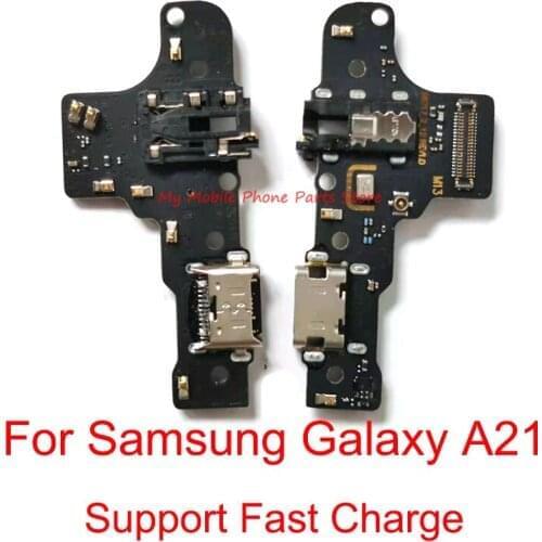 10 PCS Top Quality USB Charging Dock Port Board Flex Cable For Samsung Galaxy A21 A215 SM-A125F USB Charge Charger Port