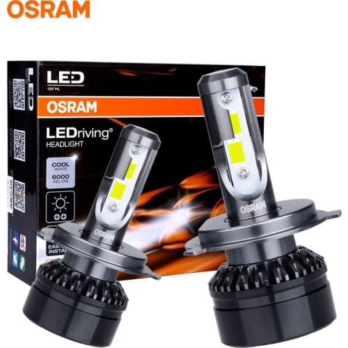 2X OSRAM Low Consumption High Power Led H7 H11 H11 9012 HIR2 HB2 9003 9005 9006 HB4 HB3 H7 White Led 6000K Fog Headlight LBX