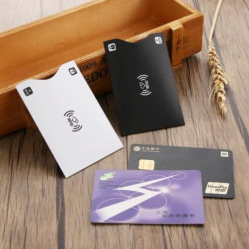 5PCS Safety Anti Theft Reader RFID Credit Card Protector Blocking Sleeve Skin Case Aluminium Bank Card cover Sleeve Wallet