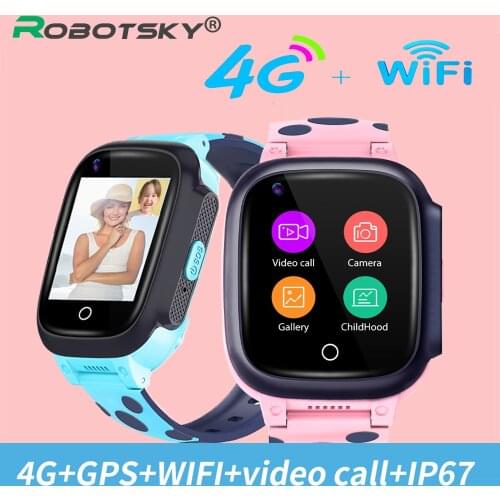 Y95 Kids Smart Watch 4G GPS WIFI Tracking HD Video Call SOS Voice Chat Kids Smartwatch 680Mah Big Battery Netcom Phone Watch