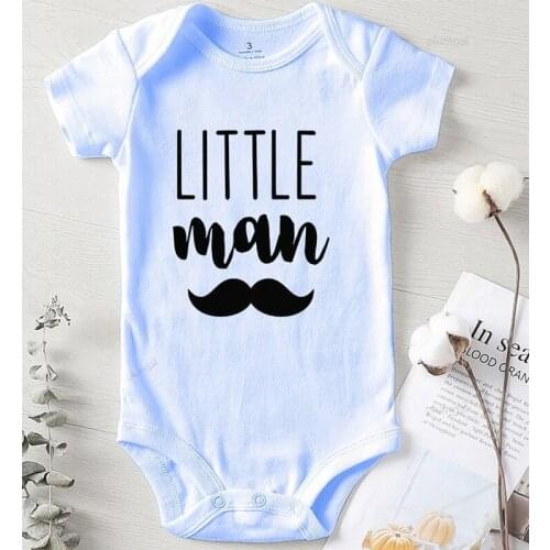 Clothing for Babies Toddler Girls Winter Romper Printing Little Man Newborn Baby Clothes Children Jumpsuits Kids Outfits