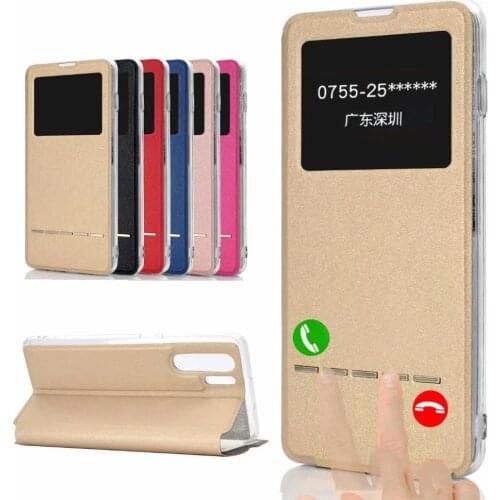 Business View Window Flip PU Leather Case For Samsung Galaxy A20 A30 A40 A50 A70 S10 Plus Case