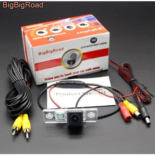 BigBigRoad Car For Volkswagen Tiguan 5N / Touareg 7L / Car Rear view Reverse Camera / HD CCD Night Vision