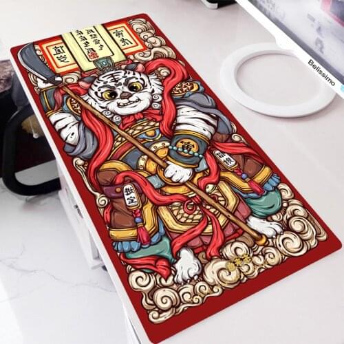 China Mouse Pad Xxl Kawaii Desk Mat Large Anime Mausepad Gaming Accessories Mousepad Illustrator dragon Mouse Mats Computer Rugs