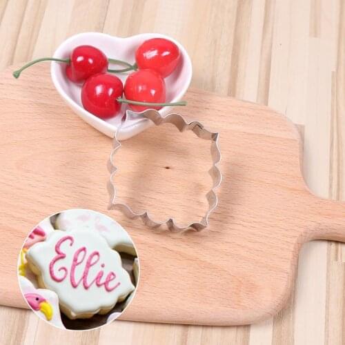 Kitchen Tools Sugar Biscuit Mold Plaque Cutter Cookies Frame DIY Cake Fancy Baking Stainless Strawberry Cookie Mold Cocina