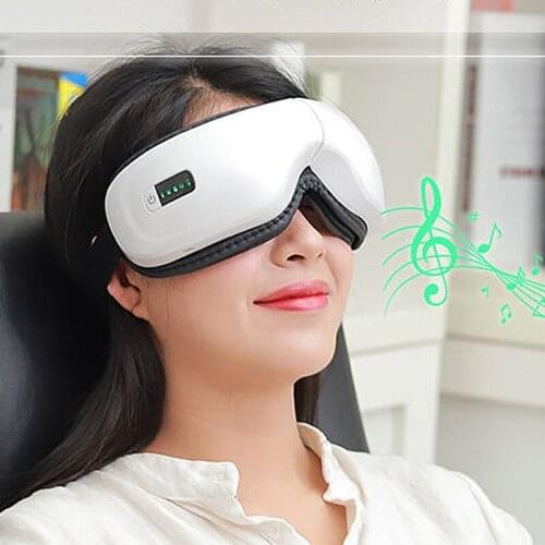 Music Bluetooth Wireless Vibration Eye Massager Electric Eye Care Massager Hot Compress Therapy Relax Vibration Alleviate Myopia