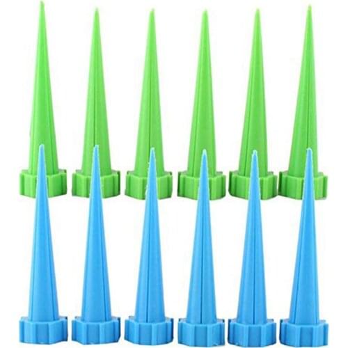12Pcs Garden Automatic Watering Irrigation Kits Plant Flower Water Control Drip Cone Spike Water Bottle Irrigation System
