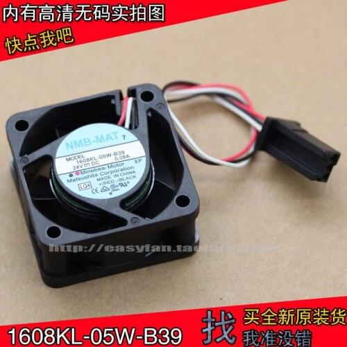 NEW NMB-MAT Minebea 1608KL-05W-B39 4020 24V 0.08A FOR fanuc cooling fan