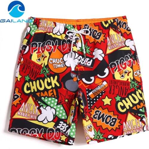 Gailang Brand Male beach shorts bermuda masculina Men quick-drying shorts Man new shorts Swimwear Swimsuits XXXL Man boardshorts