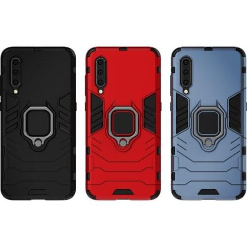 Shockproof Armor Case For Xiaomi Mi 9 Case Ring Holder Stand Phone Back Cover For Xiomi Mi 9 SE Lite mi9 xiaomi9se Funda Capa