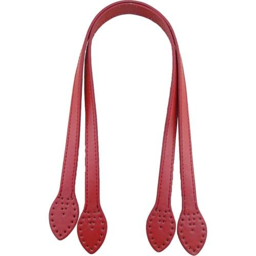 2Pcs/Pair 60cm PU leather Bag strap Shoulder Bag Handle Belt Band For Women Handbag Handmade DIY Belt Strap For Bag Accessories