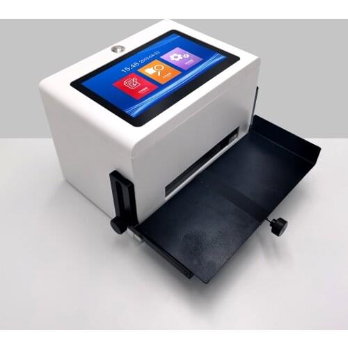 Manual handy expiry date printer printing machine on plastic chip bag labels pet bottles