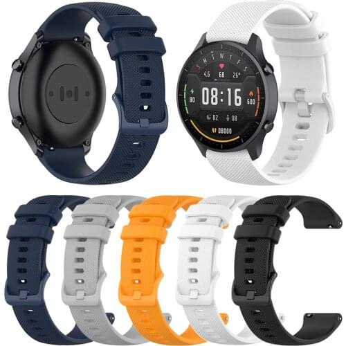 Silicone Band Strap for Xiaomi Mi Watch Color Replacement Wristband Bracelet Watch Accessories