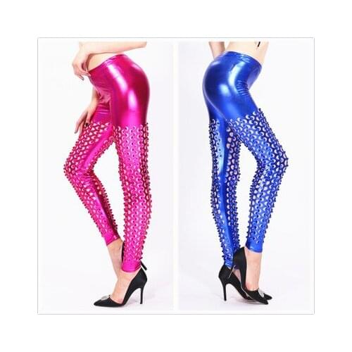 UPTOAILEI Women's Leather Leggings