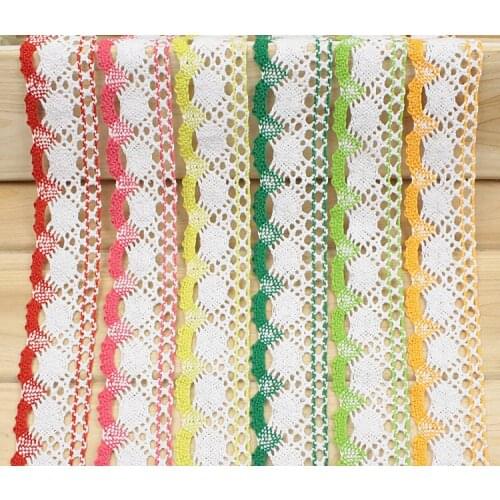 High Quality Embroidered Ribbon Lace Tulle Fabric,New Multi Colour Sewing Accessories for Cloth,Flower pattern stretch Trim