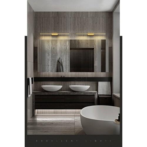 Mirror front light mirror cabinet special led mirror light bathroom wash table vanity light Nordic makeup light luxury light