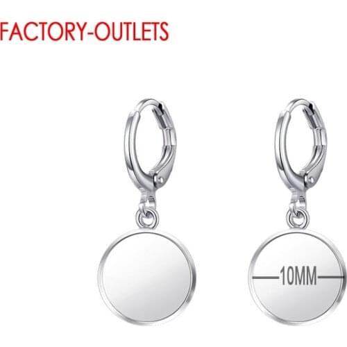 Discount 10 Pcs Genuine 925 Sterling Silver Jewelry Findings Earring Components Design Handmade Women Fashion DIY Jewelry