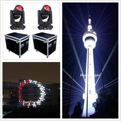 6pcs+Flightcase) Ip65 moving Head Beam 20r DMX Moving Light Sky beam Sky Search Light 440W
