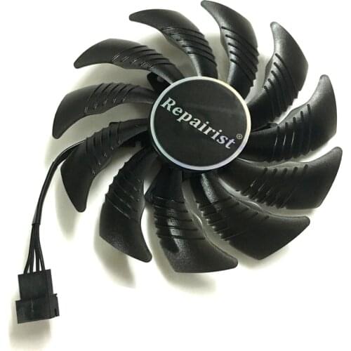 87MM GPU Cooler Fans Cooling Fan For Gigabyte GeForce GTX 1070 1050 Ti GTX 1060 RX 480 570 Video Graphics Card as Replacement